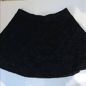 American Apparel suede skirt